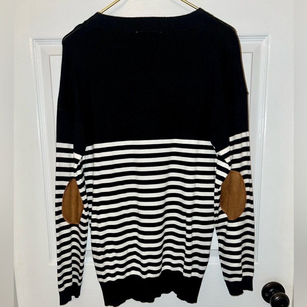 First Look sweater with elbow detailing 1X